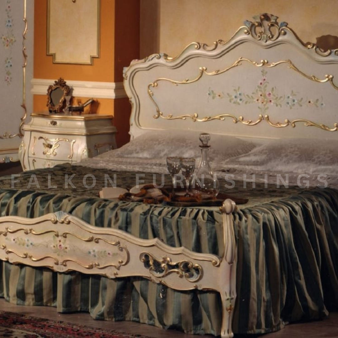 FLK-BDO-004 Ivan Luxury Baroque Double Bed