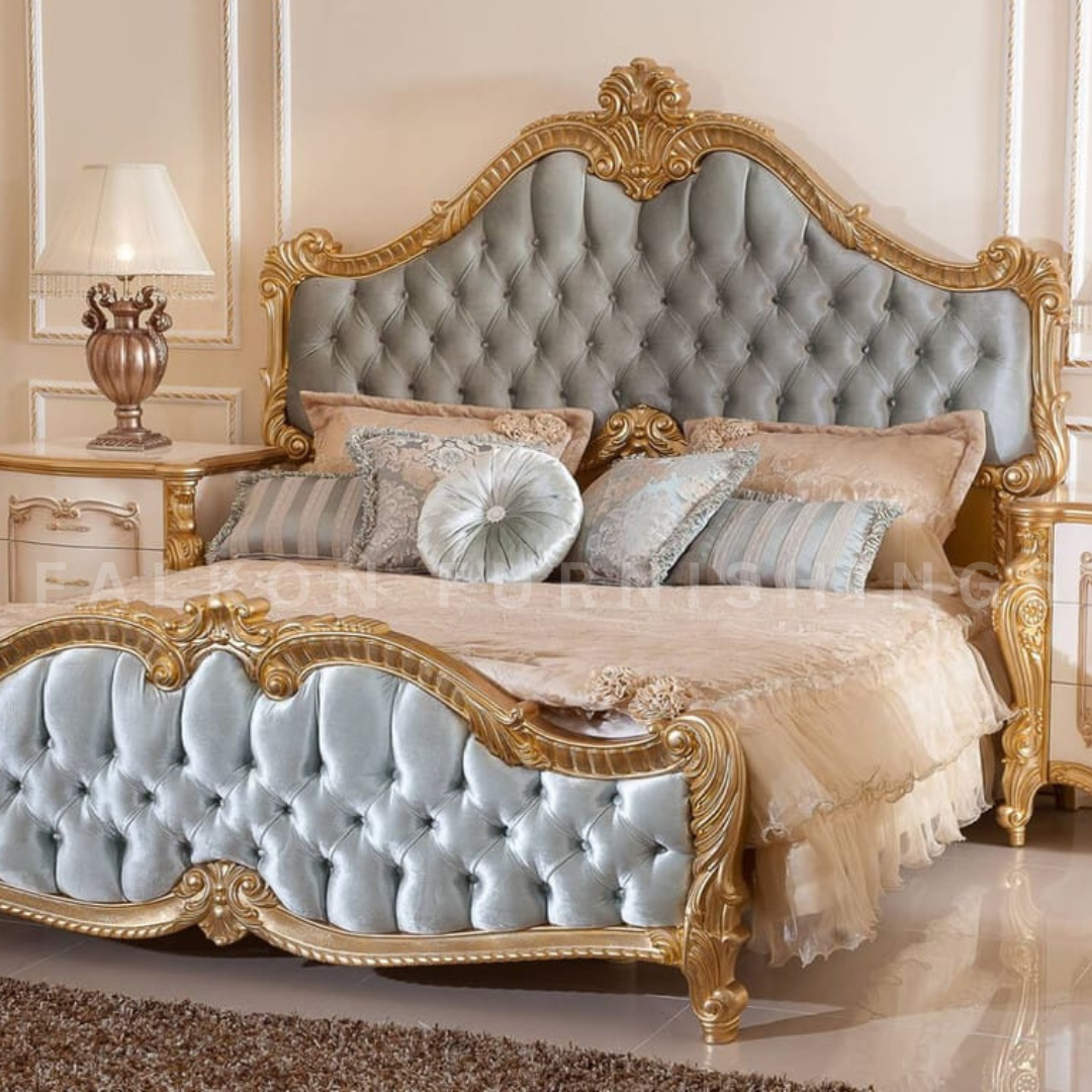 FLK-BDO-0009 Chloe Gold Bed