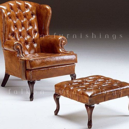 FLK-CH-0001 Colin Chesterfield Chair & Ottoman