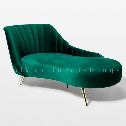 FLK-LOU-0003 Emerald Chaise