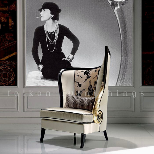 FLK-CH-0009 Rossini Italian Design Luxury Chair